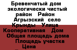 Бревенчатый дом, экологически чистый район › Район ­ Агрызский, село Крынды › Улица ­ Кооперативная › Дом ­ 6 › Общая площадь дома ­ 42 › Площадь участка ­ 21 › Цена ­ 550 000 - Татарстан респ. Недвижимость » Дома, коттеджи, дачи продажа   